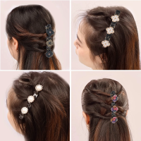 Haarclip - Dubbele bloem