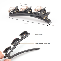 Haarclip - Dubbele bloem