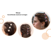 Haarclip - Dubbele bloem