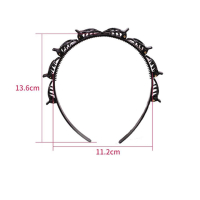 Diadeem - Zwart/Bruin