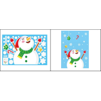 Kerst raamstickers - Set 1