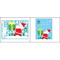 Kerst raamstickers - Set 1