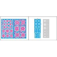 Kerst raamstickers - Set 2