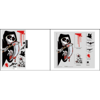 Halloween raamstickers - Set 2