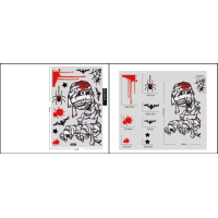 Halloween raamstickers - Set 2