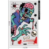 Halloween raamstickers - Set 2