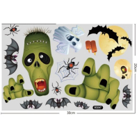 Halloween raamstickers - Set 4