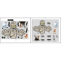 Halloween raamstickers - Set 4