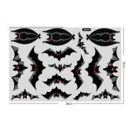 Halloween raamstickers - set 7