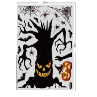 Halloween raamstickers - set 7