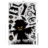 Halloween raamstickers - set 7