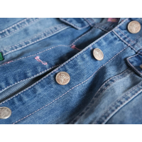 Spijkerjas - Bloemen