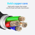 Magnetische oplaad & data kabel - 1m - 3 in 1 Lightning/Type-C/Micro