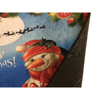 Kerst deurmat - Sneeuwpop