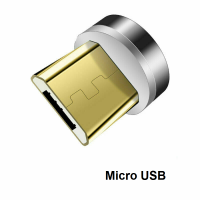 Magnetische oplaad & data kabel - 2m - 3 in 1 Lightning/Type-C/Micro