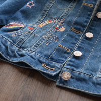 Spijkerjas - Unicorn/Regenboog