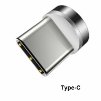 Magnetische oplaad & data kabel - 2m - 3 in 1 Lightning/Type-C/Micro