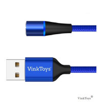 Magnetische oplaad & data kabel - 2m - 3 in 1 Lightning/Type-C/Micro