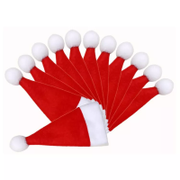 Kerst bestekhouders - Kerstmutsjes ( zonder naam )