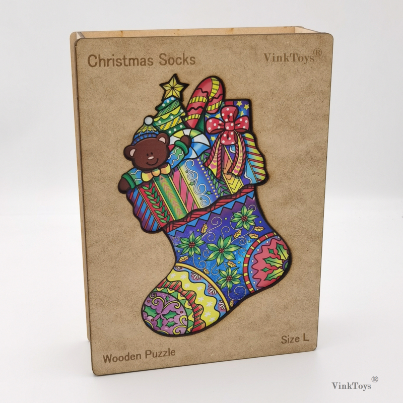 VinkToys® - Kerstsok A3 - 308 stukjes