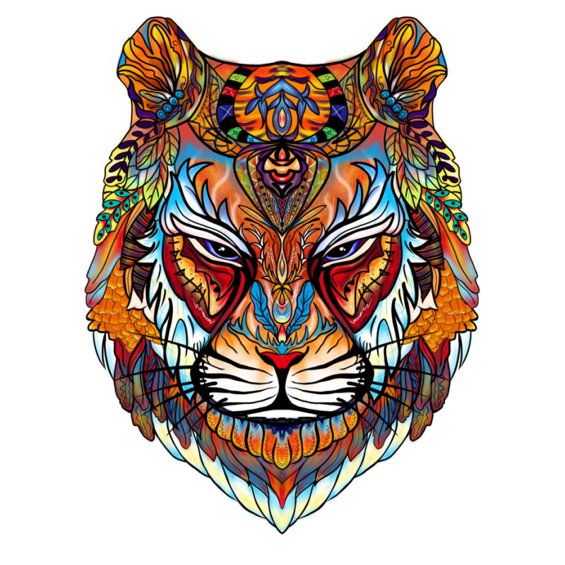 VinkToys® - Tijger A3 - 200 stukjes