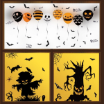 Halloween raamstickers - set 7