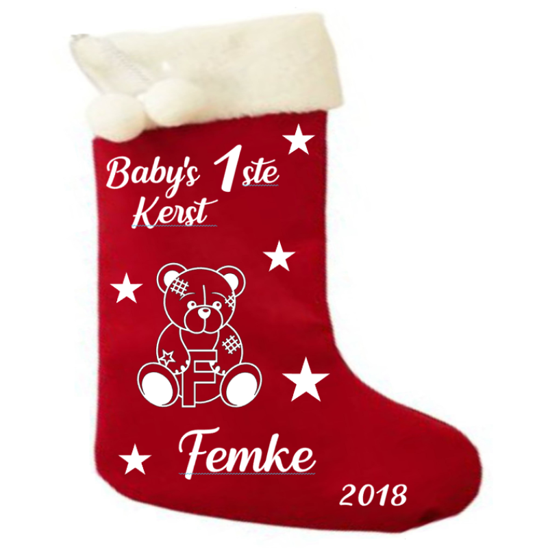 Kerstsok ( Baby's 1ste Kerst )