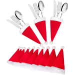 10x Kerst Bestekhouder