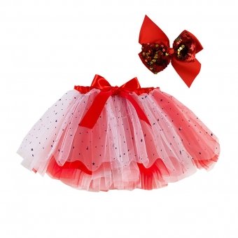 Glitter Rok - Rouge