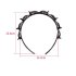 Diadeem met clips - Zwart