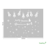 Kerst raamstickers - Set 5