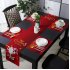 Tafelloper met placemats - Kerstman