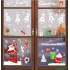 Kerst raamstickers - Set 5