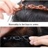 Diadeem met clips - Zwart